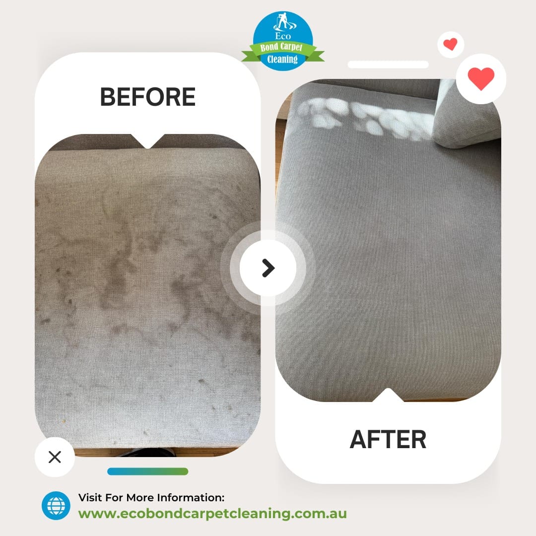 before after ecobond carpet cleaning