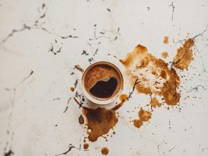 how to get coffee stain out of carpet